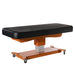 Master Massage® Maxking Comfort Electric Lift Spa Salon Stationary Pedestal Flat Beauty Bed Black - The Salon Direct
